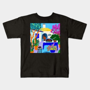 Afternoon BBQ on the coast Kids T-Shirt